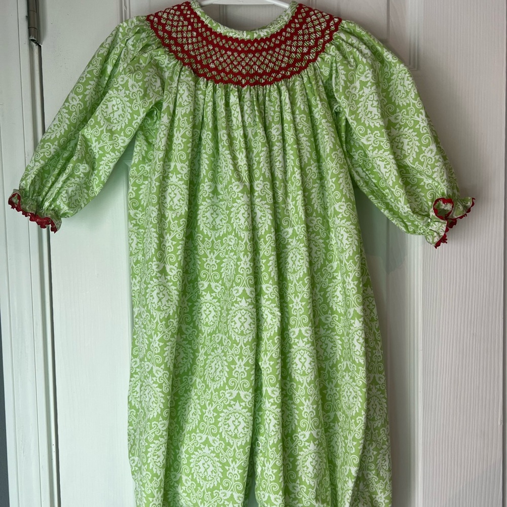 Smocked bubble jumper size 3T.
